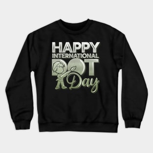 'Kid Drawing Dot' Cool International Dot Day Gift Crewneck Sweatshirt